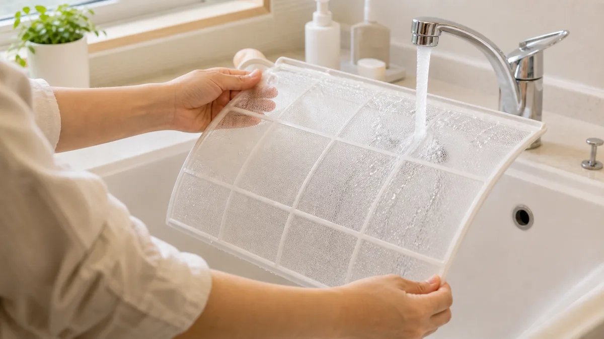 水洗いで残った汚れを落とす